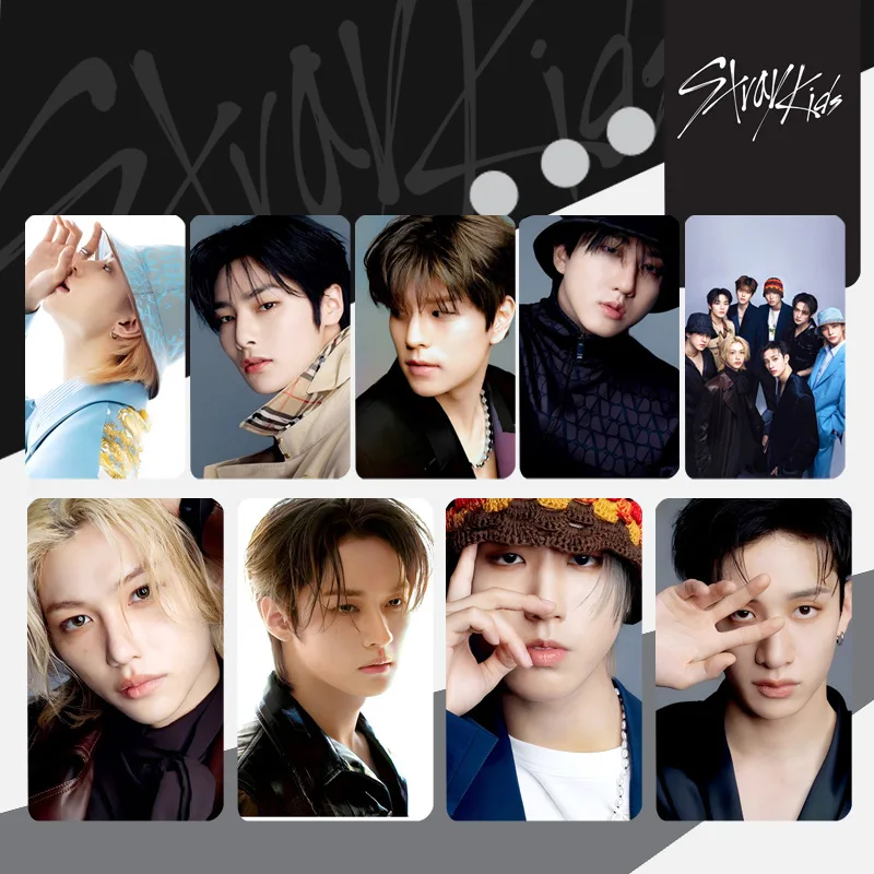 9Pcs/Set KPOP Stray Kids Lomo Card New Album 5-STAR HD Double-sided High Quality Postcard Photo Cards Bangchan Fans Gift 5.1*9CM
9Pcs/Set KPOP Stray Kids Lomo Card New Album 5-STAR HD Double-sided High Quality Postcard Photo Cards Bangchan Fans Gift 5.1*9CM