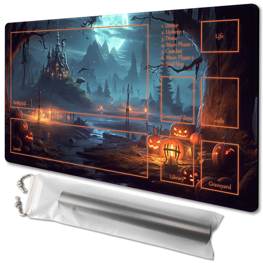 Halloween-Board Game TCG Playmat Table Mat Game Size 60X35 CM Mousepad Compatible for MTG CCG
Halloween-Board Game TCG Playmat Table Mat Game Size 60X35 CM Mousepad Compatible for MTG CCG