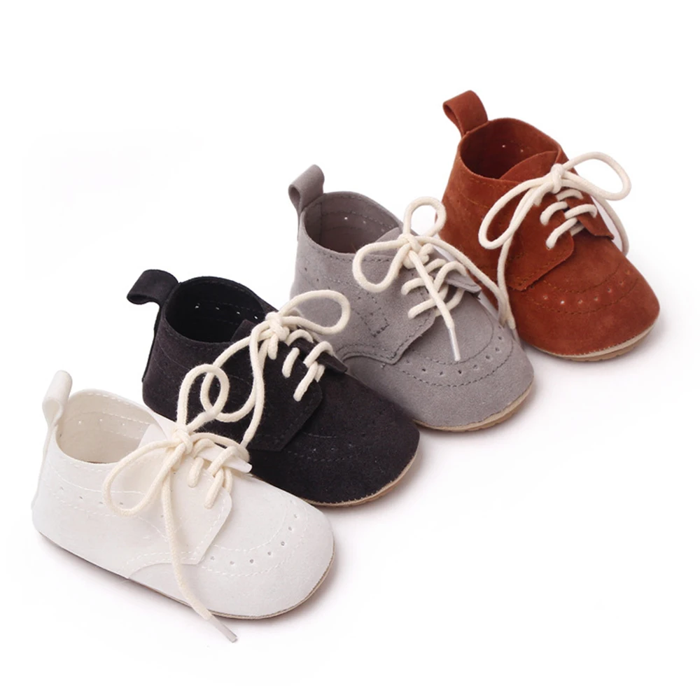 

Kidsun Newborn Baby Girl Boy First Walkers Toddler Shoes Rubber Sole Anti Slip Casual Sneaker Shoes All Seasons