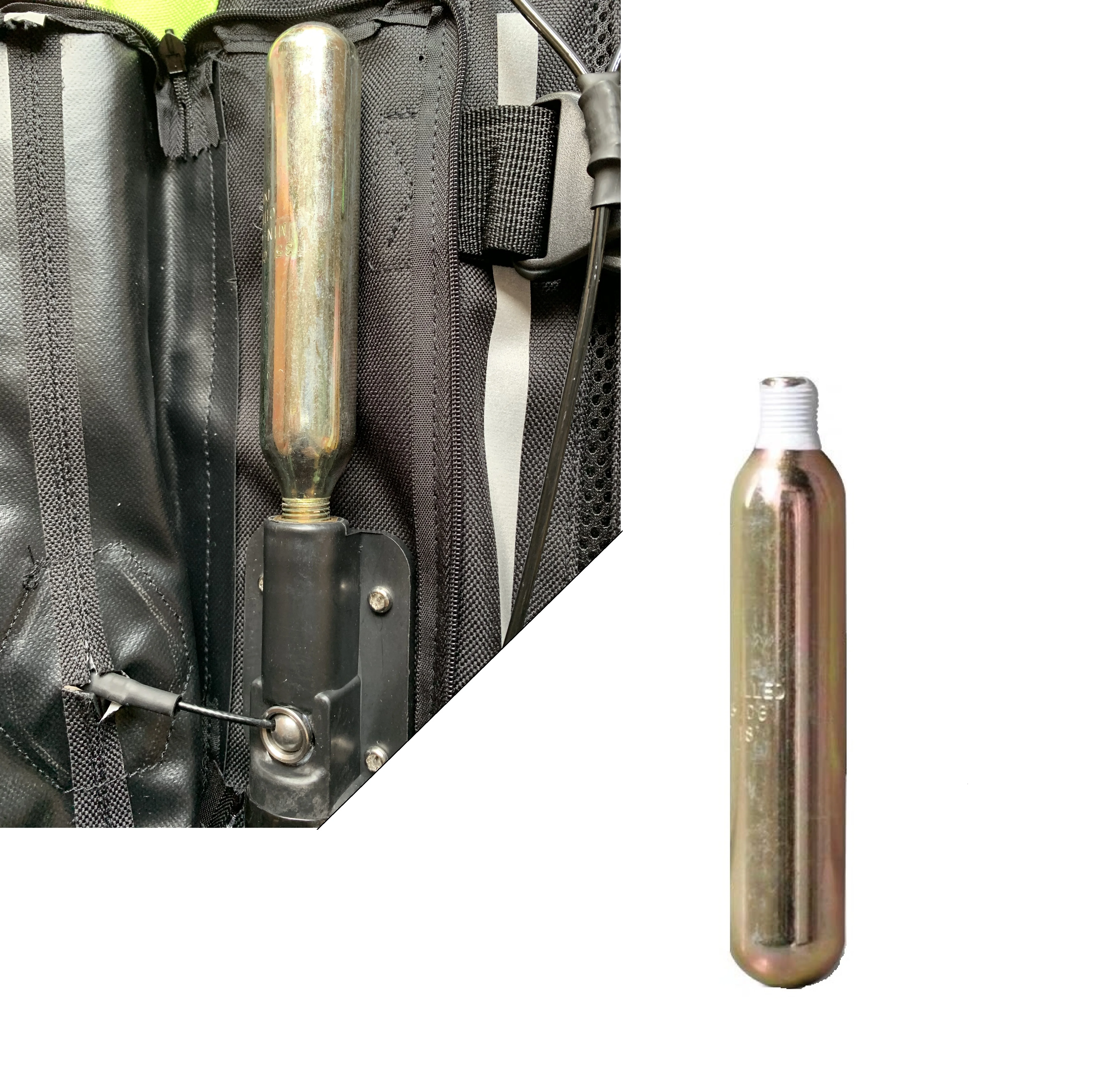 Мотоциклетный оригинальный 33g CO2 цилиндрический воздушный резервуар жилет с резьбой 1/2 дюйма подходит для надувного спасательного жилета
Мотоциклетный оригинальный 33g CO2 цилиндрический воздушный резервуар жилет с резьбой 1/2 дюйма подходит для надувного спасательного жилета