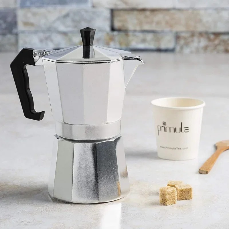 

Coffee Maker Pot Stovetop Aluminum Espresso Maker Moka Pot Stove Top Cuban Coffee Kettle Brewer Percolator Cafe Tools