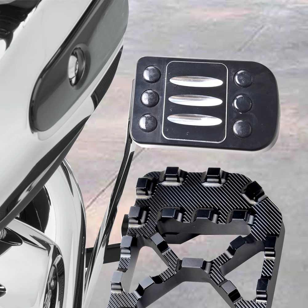 Motorcycle CNC Waterproof Large Brake Pedal Pads Foot Peg Cover Aluminum for Harley Softail Touring Dyna Road King Glide Parts
Motorcycle CNC Waterproof Large Brake Pedal Pads Foot Peg Cover Aluminum for Harley Softail Touring Dyna Road King Glide Parts