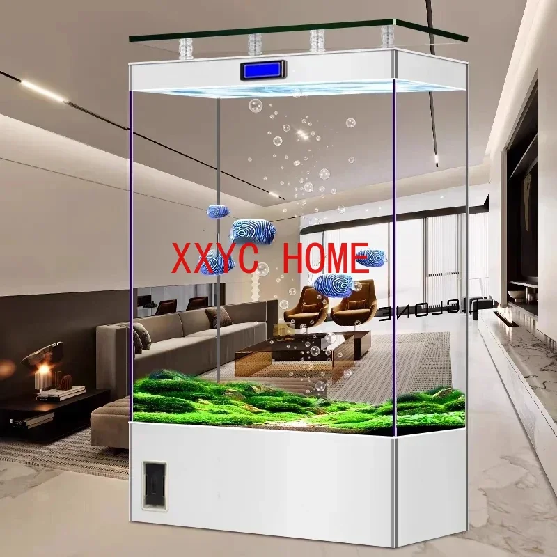 Living Room Home Large Light Luxury Super White Fish Tank New Screen Change Water Ecological Fish Globe
Living Room Home Large Light Luxury Super White Fish Tank New Screen Change Water Ecological Fish Globe