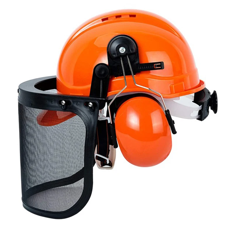 Hard hat logging safety mask three-piece protective helmet garden tools anti-splash anti-noise safety helmet with earmuffs
Hard hat logging safety mask three-piece protective helmet garden tools anti-splash anti-noise safety helmet with earmuffs