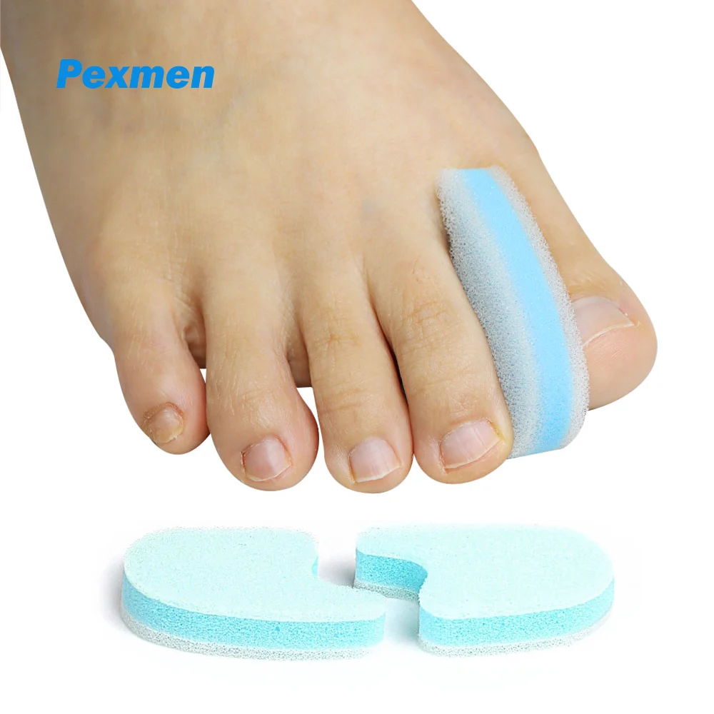 Pexmen 2Pcs Foam Toe Separator Toe Spacer Reduce Friction and Relieve Corns Pain Overlapping Toes Corrector Foot Care Tool
Pexmen 2Pcs Foam Toe Separator Toe Spacer Reduce Friction and Relieve Corns Pain Overlapping Toes Corrector Foot Care Tool