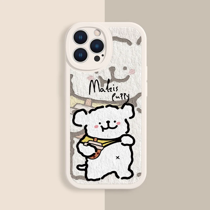 Phone Case For Lovers Couples Fit for iPhone 11 12 13 14 15 16 Pro Max XR X XS Mini 8 7 Plus SE 2020 Clear Case Cute Cartoon Dog Phone Case For Lovers Couples Fit for iPhone 11 12 13 14 15 16 Pro Max XR X XS Mini 8 7 Plus SE 2020 Clear Case Cute Cartoon Dog