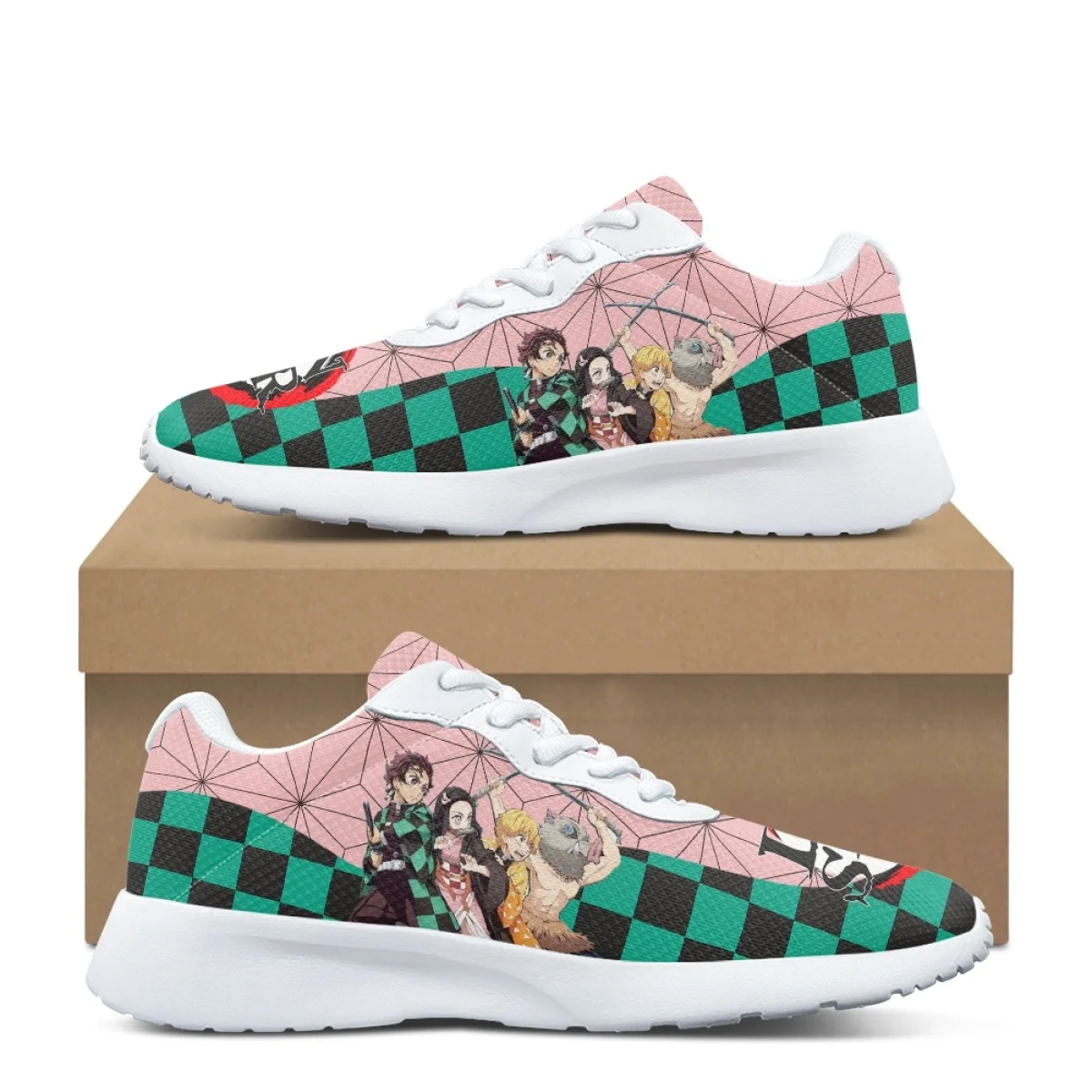 Cartoon Anime Demon Slayer Pattern Women's Sneaker Cozy Wear-resistant Outdoor Travel Shoes Lightweight Breathable Walking Shoes
Cartoon Anime Demon Slayer Pattern Women's Sneaker Cozy Wear-resistant Outdoor Travel Shoes Lightweight Breathable Walking Shoes