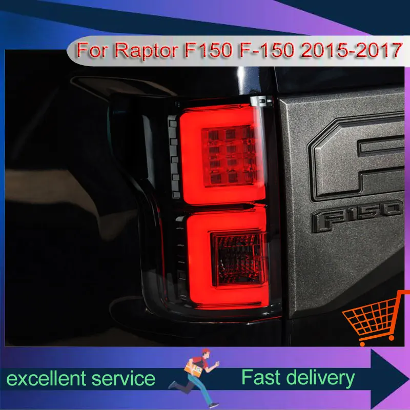 

Стайлинг автомобиля для Ford Raptor F150 F-150 2015-2017, задний фонарь в сборе, ремонт, задний фонарь для вождения, стоп-сигнал поворота, автомобильные аксессуары