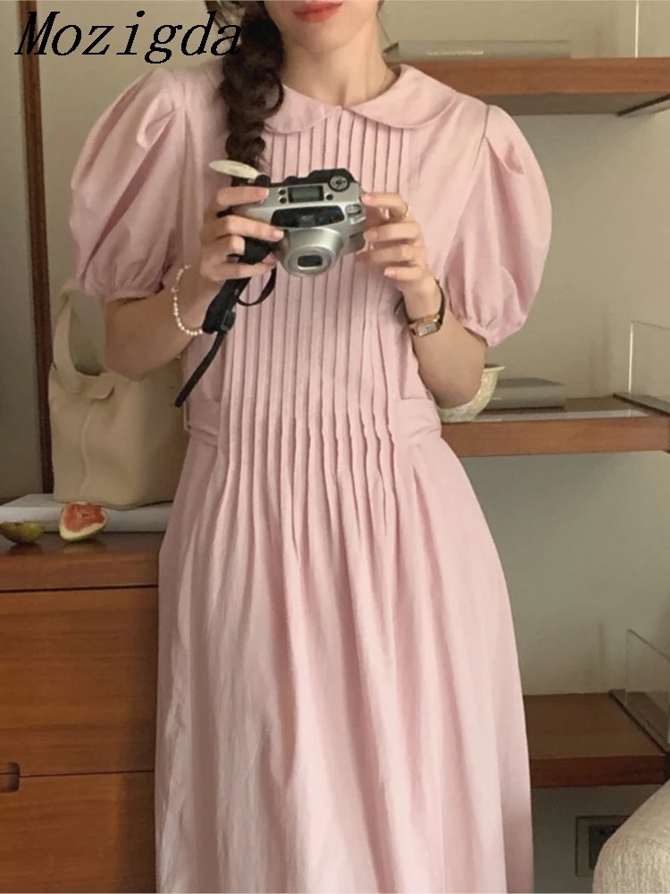 Puff Sleeve Cotton Pleated Dress Women Elegant Vintage Lace Up Ladies Dresses Midi Woman dress Vestidos
Puff Sleeve Cotton Pleated Dress Women Elegant Vintage Lace Up Ladies Dresses Midi Woman dress Vestidos