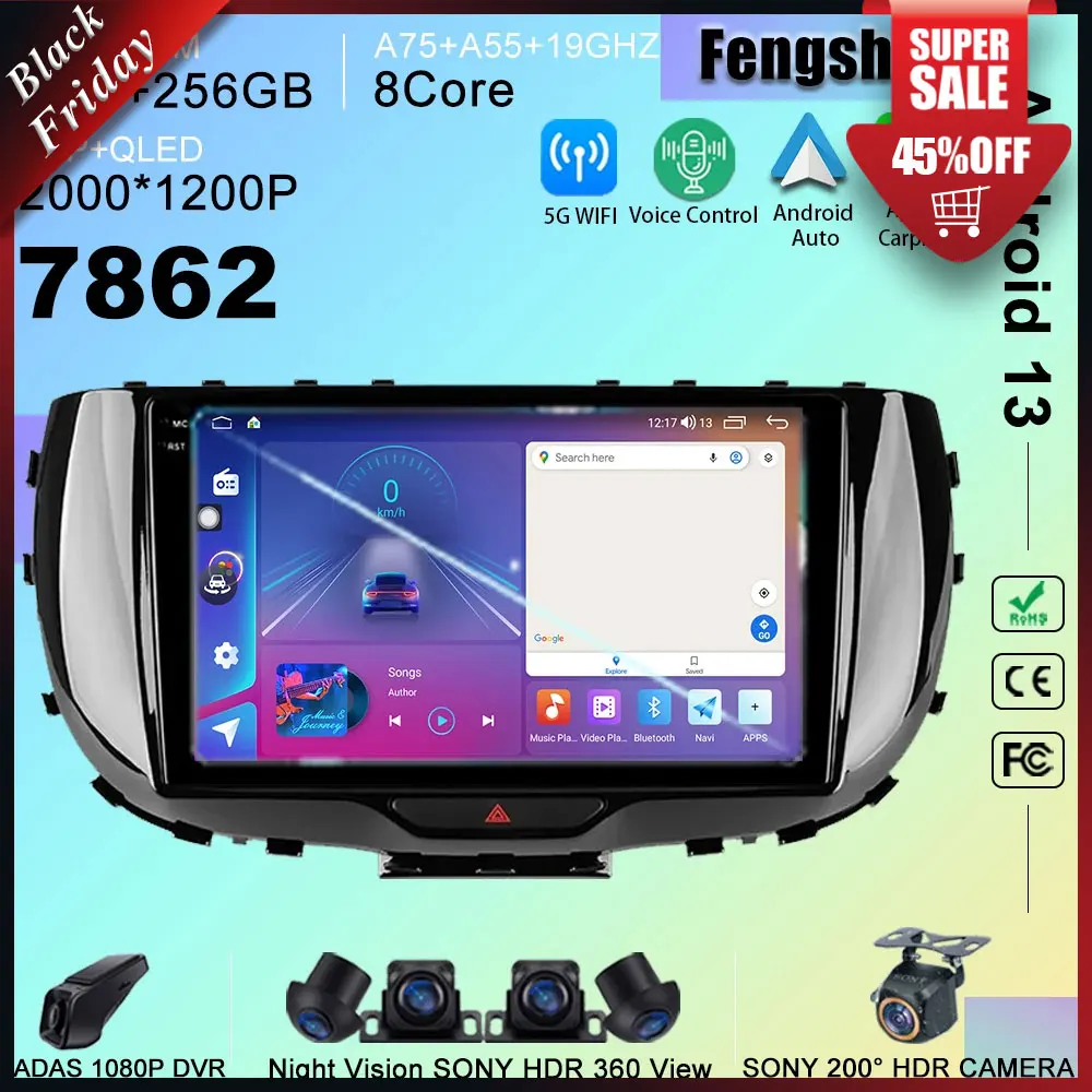 7862 CPU Android 13 Car DVD Radio For Kia Soul SK3 2019 2020 Multimedia Player Stereo Head Unit GPS Navigation No 2din DVD HDR
7862 CPU Android 13 Car DVD Radio For Kia Soul SK3 2019 2020 Multimedia Player Stereo Head Unit GPS Navigation No 2din DVD HDR