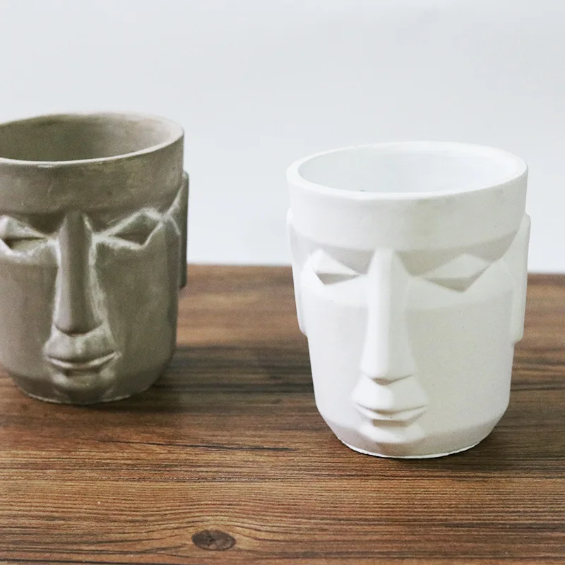 European Style Face Succulent Flower Pot Geometric Sculpture Plant Retro Flower Vessel
European Style Face Succulent Flower Pot Geometric Sculpture Plant Retro Flower Vessel