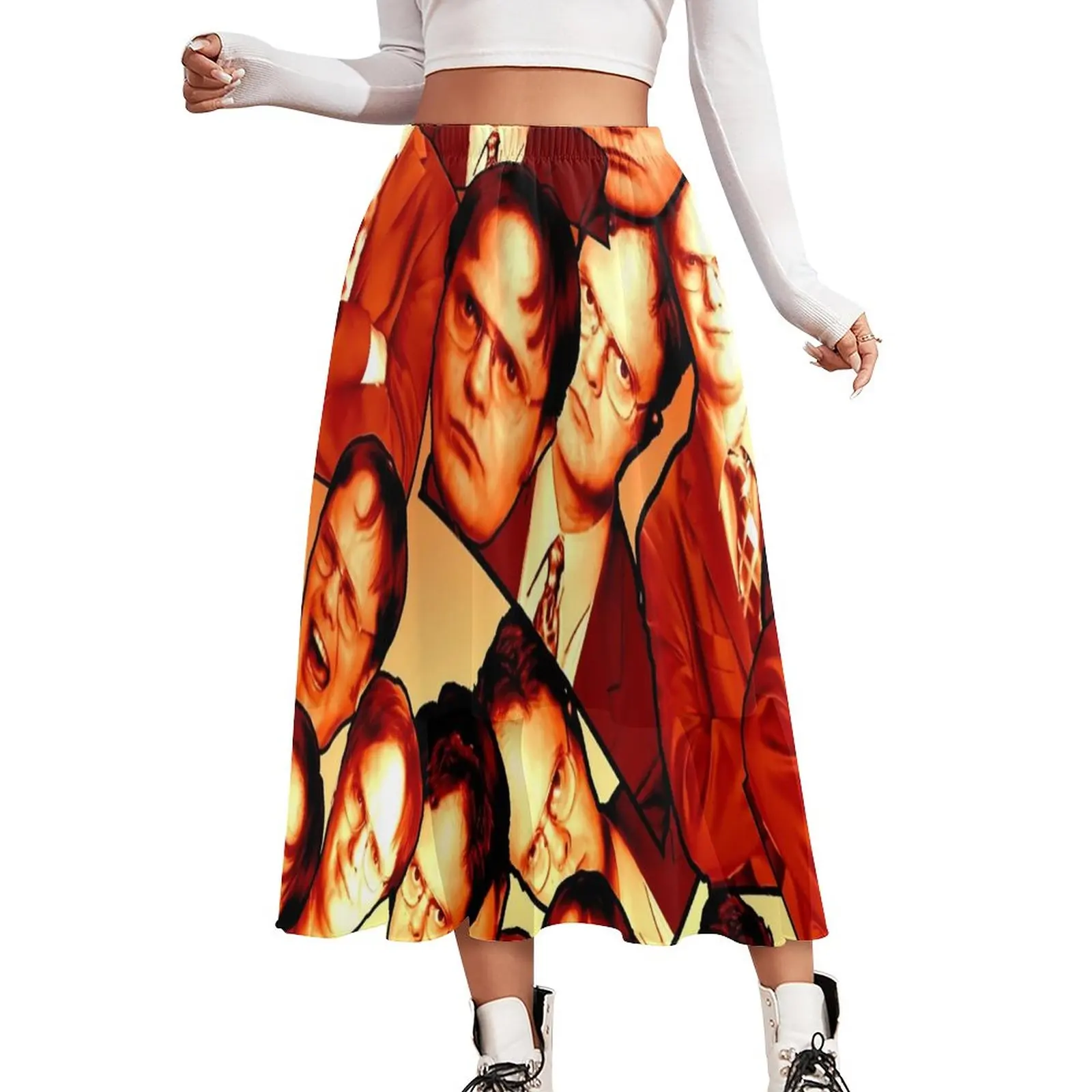Dwight Schrute Print Chiffon Skirt The Office Aesthetic Long Skirts Female Vintage Boho Skirt Printed Clothing Gift
Dwight Schrute Print Chiffon Skirt The Office Aesthetic Long Skirts Female Vintage Boho Skirt Printed Clothing Gift