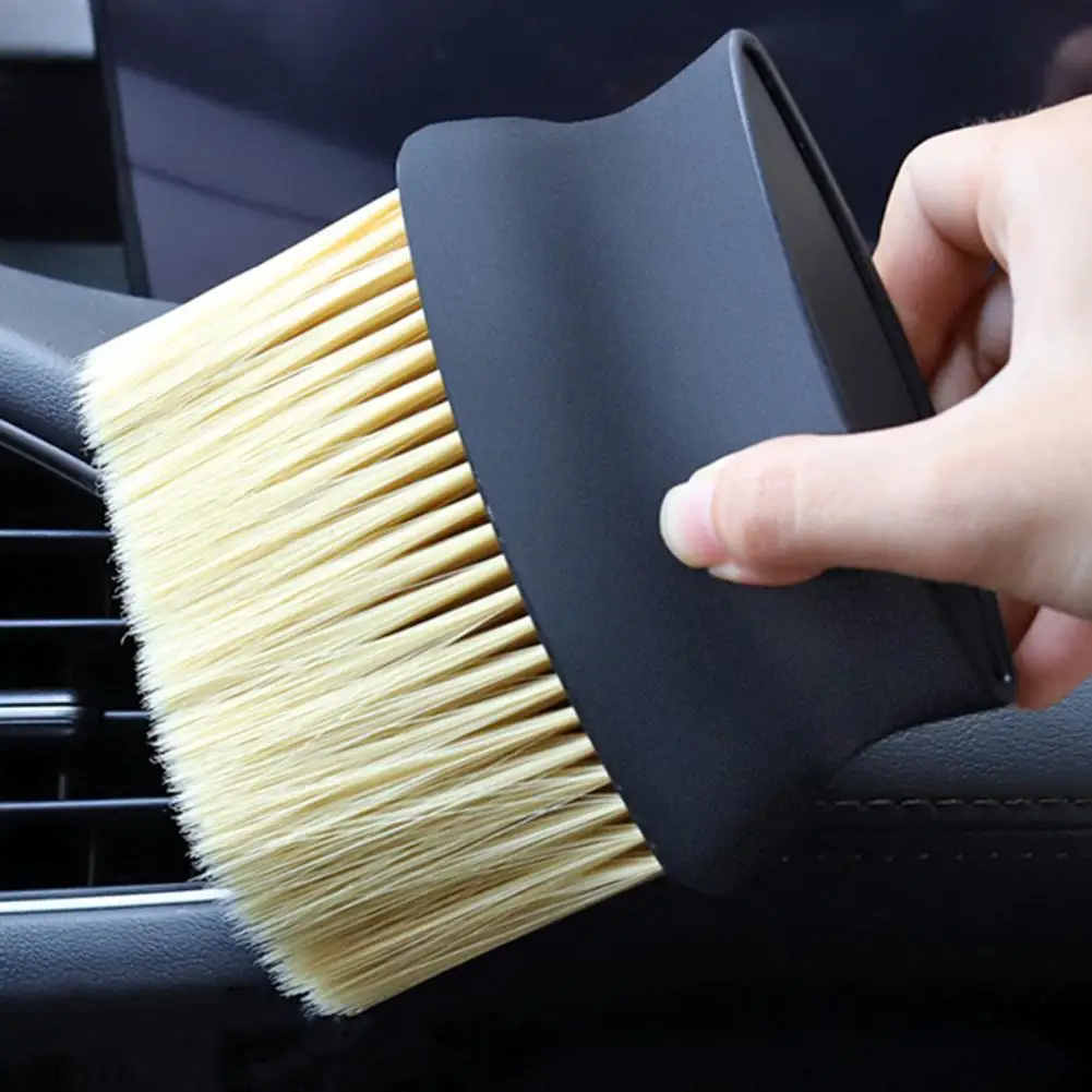 

Car Dashboard Brush Ergonomic Handle Car Dust Removal Brush for High Density Soft Bristle of Auto Air Conditioning Vents Car