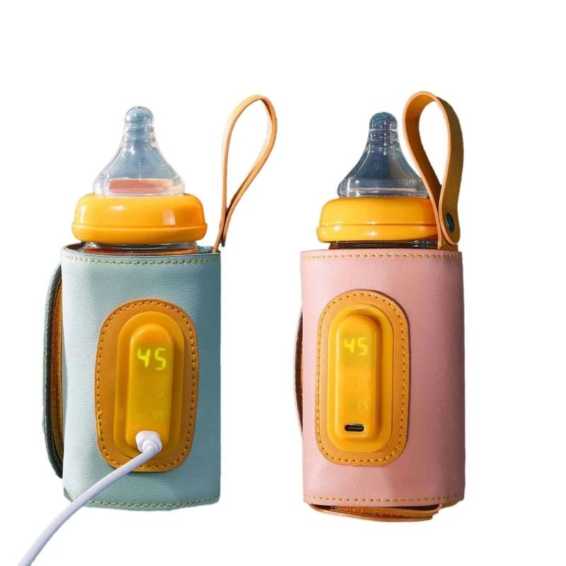 

Подогреватель бутылочек для молока B2EB с USB, портативный подогреватель для детских бутылочек, дорожный подогреватель для молока, бутылочки для ухода за ребенком