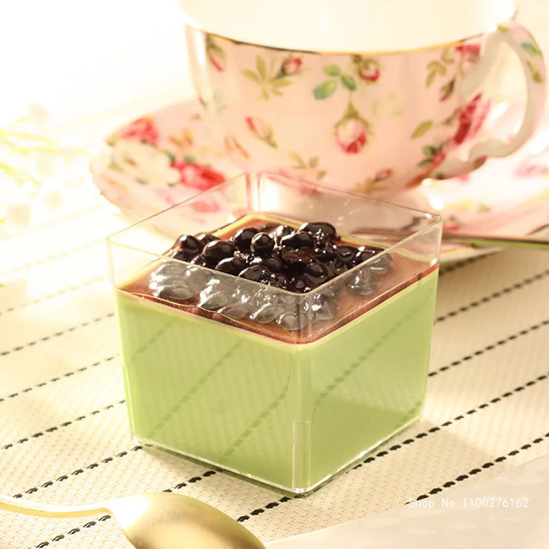50pcs Net Red Square Mousse Cup Disposable Clear Plastic Dessert Cups 120ml Small Ice Cream Cup Pudding Yogurt Cake Cup with Lid
50pcs Net Red Square Mousse Cup Disposable Clear Plastic Dessert Cups 120ml Small Ice Cream Cup Pudding Yogurt Cake Cup with Lid