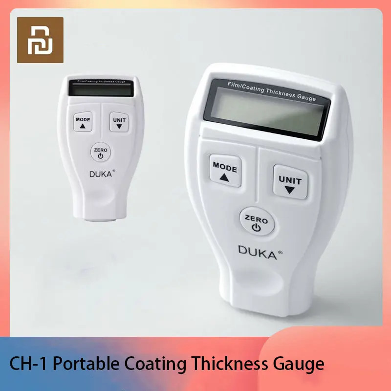Xiaomi YOUPIN DUKA CH-1 Coating Thickness Gauge Digital LCD Film Thickness Meter Portable Car Paint Thickness Tester Measuring
Xiaomi YOUPIN DUKA CH-1 Coating Thickness Gauge Digital LCD Film Thickness Meter Portable Car Paint Thickness Tester Measuring