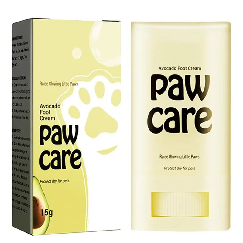 

Paw Rescue Balm 15g Avocado Pets Nose Elbow Cream Wax Butter Dog Paw Soother Cream Claw Care For Dogs Gentle Natural Lick Safe