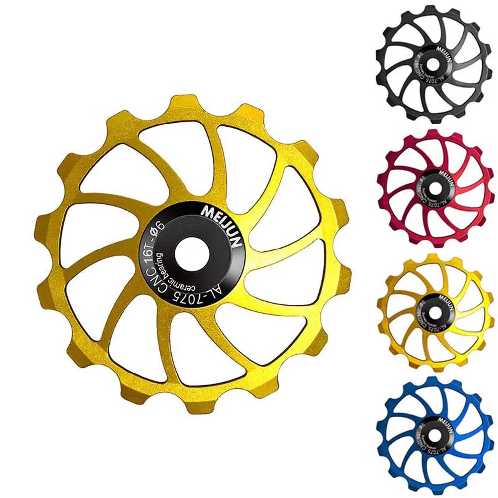 MTB Mountain Bike Bicycle Parts Pulley Wheel Aluminum Alloy 14T 15T 16T Bearing Guide Roller Guide Wheel Rear Derailleur
MTB Mountain Bike Bicycle Parts Pulley Wheel Aluminum Alloy 14T 15T 16T Bearing Guide Roller Guide Wheel Rear Derailleur