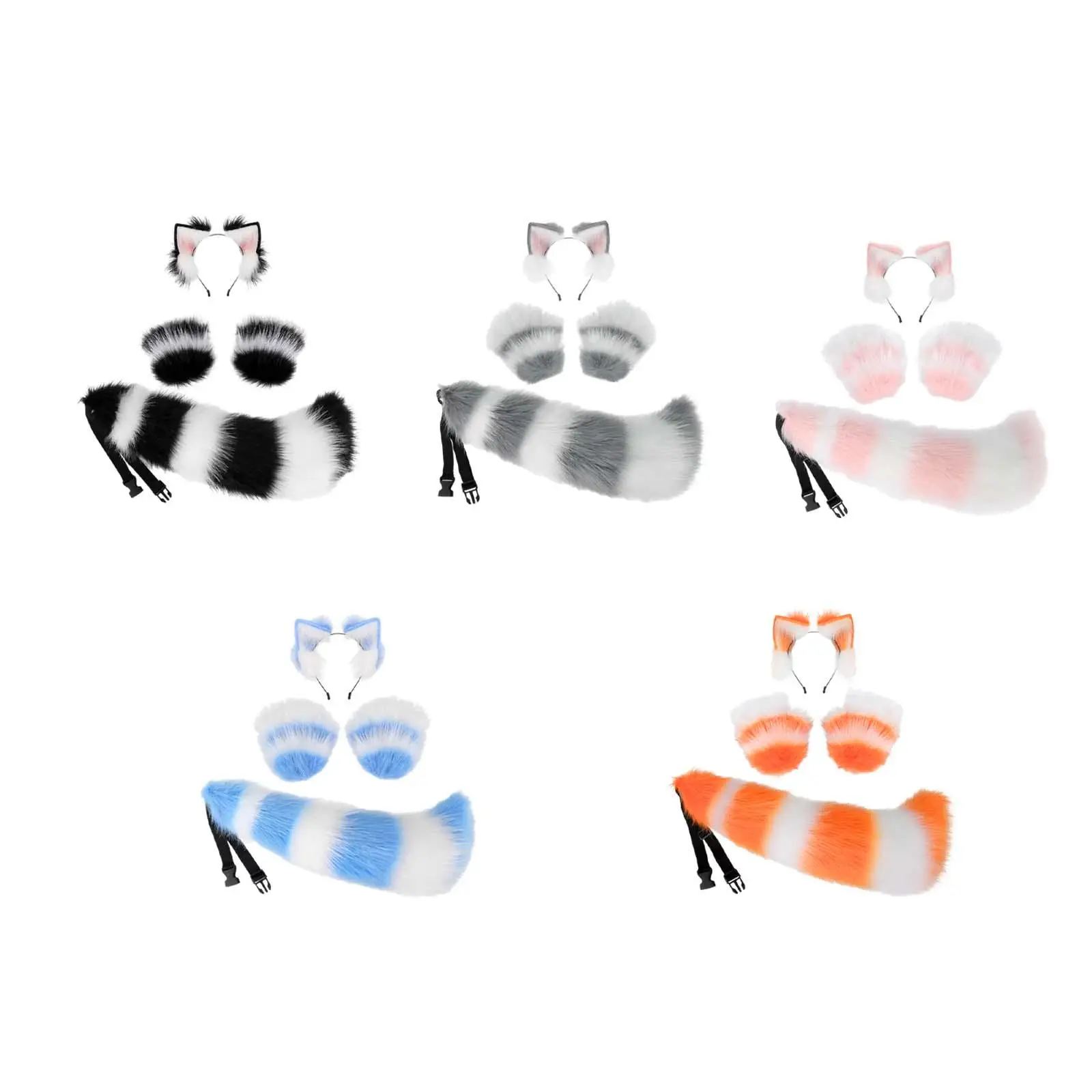 Animal Ears Headband Cosplay Tail Set Hairband Costume Dress Gift Ears Hair Hoop Headdress for Stage Performance Masquerade
Animal Ears Headband Cosplay Tail Set Hairband Costume Dress Gift Ears Hair Hoop Headdress for Stage Performance Masquerade