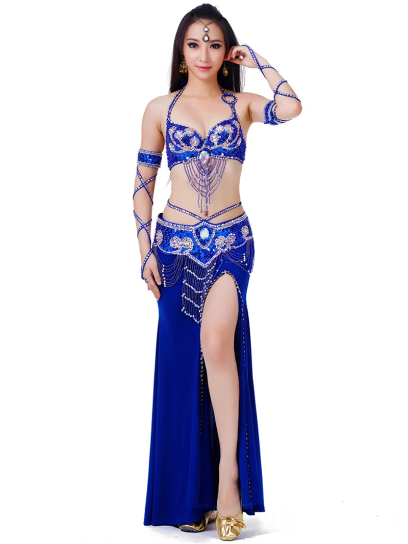Adult Women Indian Dancewear Belly Dance Beading Sequin Diamond Embroidery Stage Performance Costume Set Female Rave Outfits
Adult Women Indian Dancewear Belly Dance Beading Sequin Diamond Embroidery Stage Performance Costume Set Female Rave Outfits
