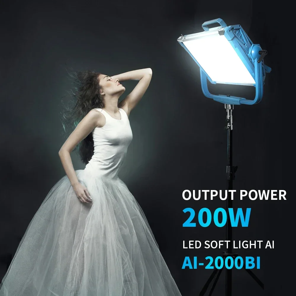 LED Lights DMX Support 200W Yidoblo AI-2000BI Photography Lamp Bi-color LED Light With Photo Studio Lighting
LED Lights DMX Support 200W Yidoblo AI-2000BI Photography Lamp Bi-color LED Light With Photo Studio Lighting