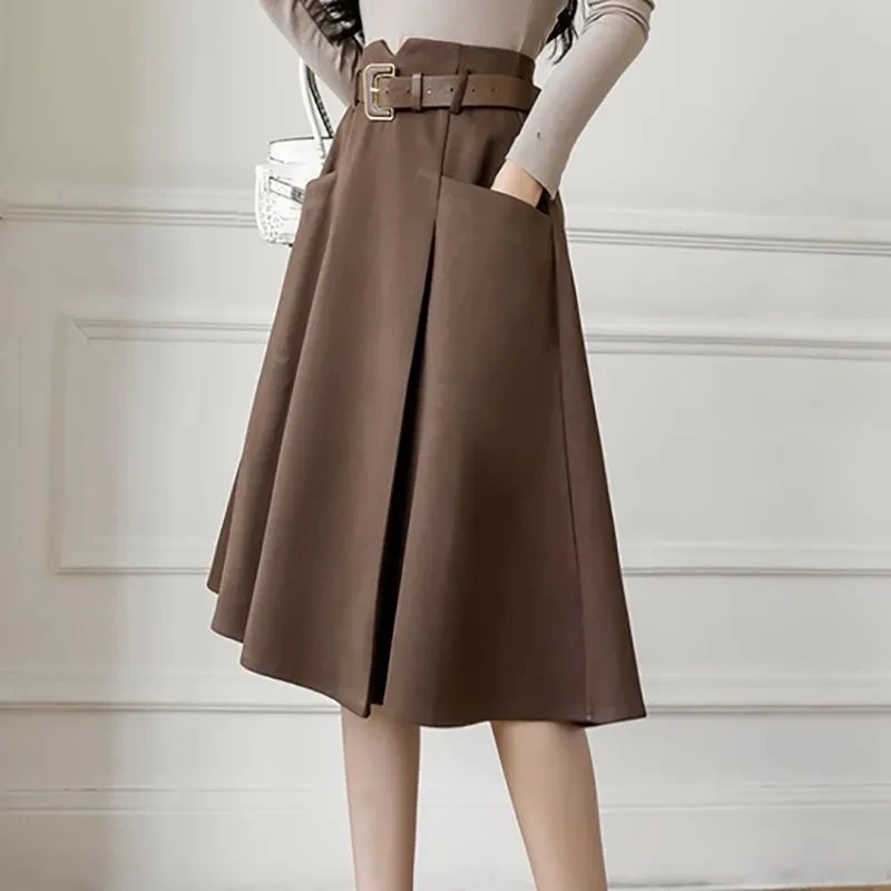 2022 Female Autumn And Winter 2022 New Mid Length A-Line Woolen Half Skirt Women
2022 Female Autumn And Winter 2022 New Mid Length A-Line Woolen Half Skirt Women