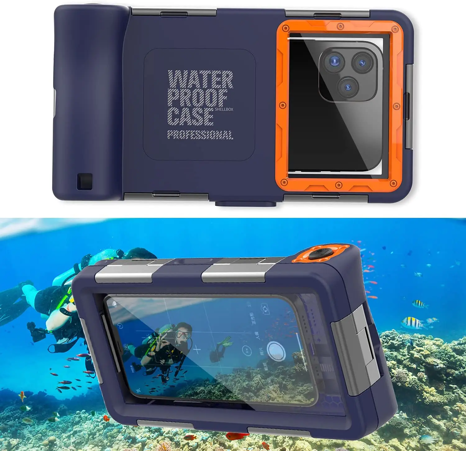 Professional 50ft Diving Waterproof Case for Samsung Galaxy S23 Ultra Universal Water proof Underwater Cover for S23 S22 Ultra
Professional 50ft Diving Waterproof Case for Samsung Galaxy S23 Ultra Universal Water proof Underwater Cover for S23 S22 Ultra