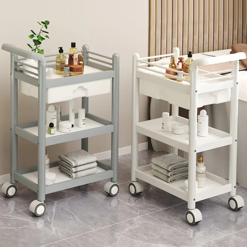 Beauty cart, small cart, hand pushed tool cart, hair salon, household storage rack
Beauty cart, small cart, hand pushed tool cart, hair salon, household storage rack