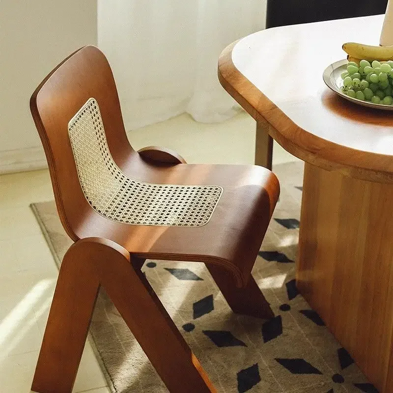 Nordic Medieval Chairs Light Luxury Vine Weaving Designer Home Dining Chair Creative Leisure Dressing and Makeup Chair Furniture
Nordic Medieval Chairs Light Luxury Vine Weaving Designer Home Dining Chair Creative Leisure Dressing and Makeup Chair Furniture
