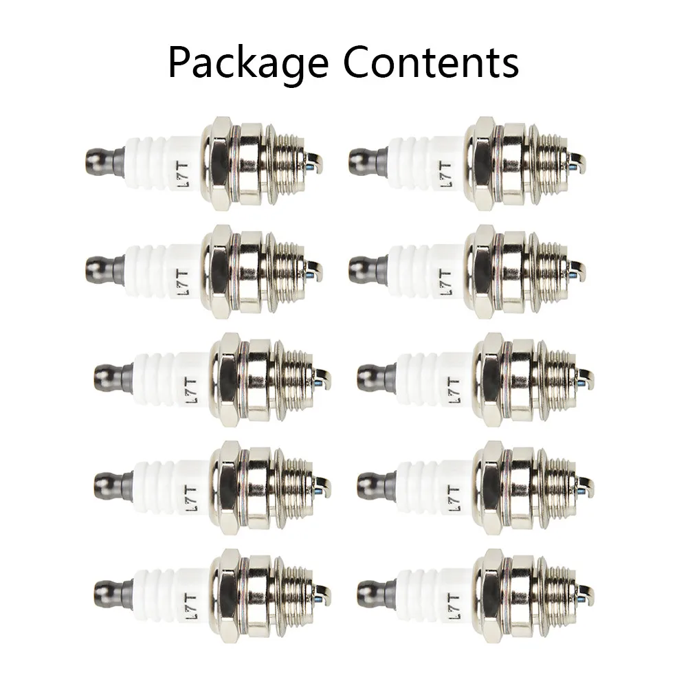 10PCS Replacement Spark Plug L7T For Stihl Hedge Trimmer Lawnmover Blower Chainsaw For Brushcutter Chainsaw Accessory
10PCS Replacement Spark Plug L7T For Stihl Hedge Trimmer Lawnmover Blower Chainsaw For Brushcutter Chainsaw Accessory
