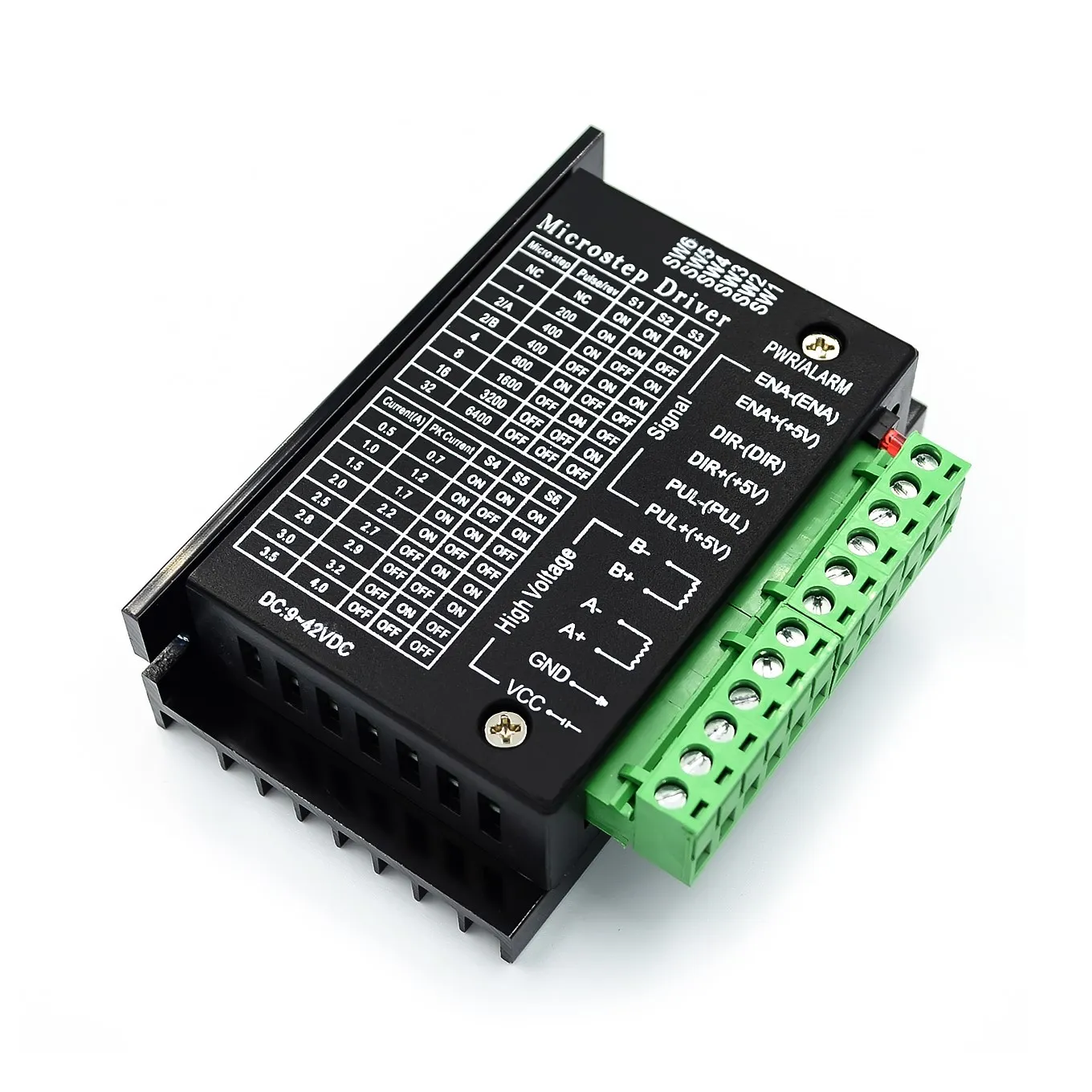 

TB6600 Stepper Motor Driver 4A 9~42V TTL 32 Micro-Step CNC 1 Axis NEW 2 or 4 Phase of Stepper Moto 42, 57, 86