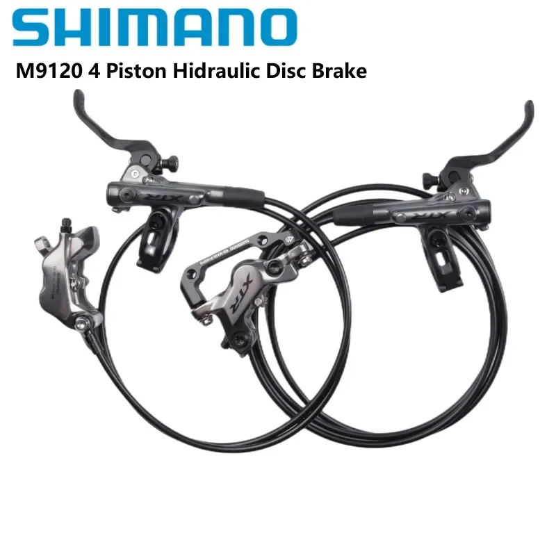 

SHIMANO XTR M9120 4 Pistons M9100 2 Pistons MTB Bike Hidraulic Disc Brake ICE-TECH Left Right 900/1600MM M9100 Brake Resin Pads