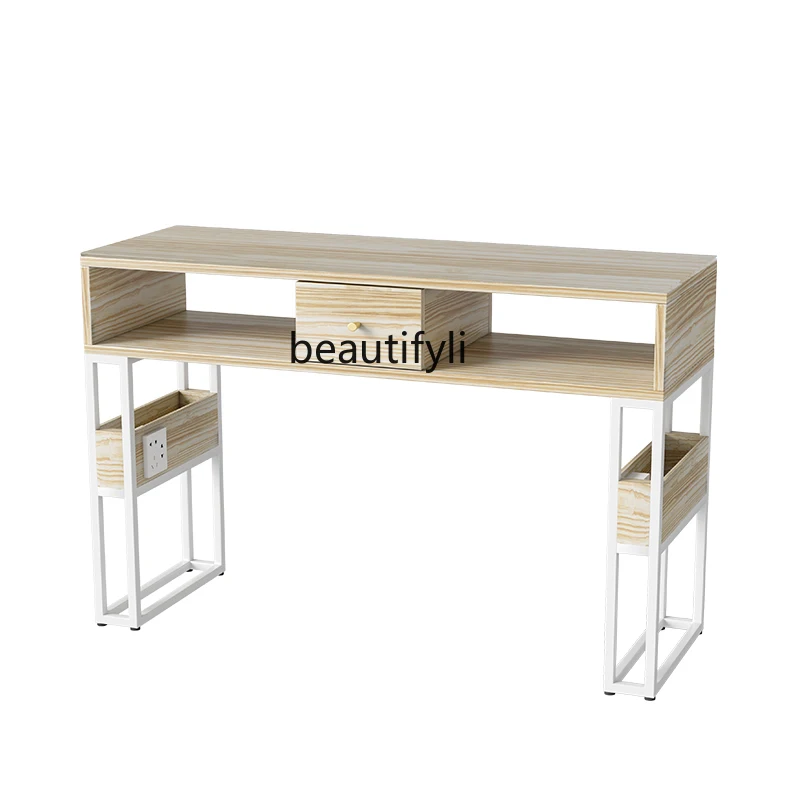 Nail Table Embedded Vacuum Cleaner Manicure Table and Chair Japanese Log for Nail Beauty Shop Table
Nail Table Embedded Vacuum Cleaner Manicure Table and Chair Japanese Log for Nail Beauty Shop Table