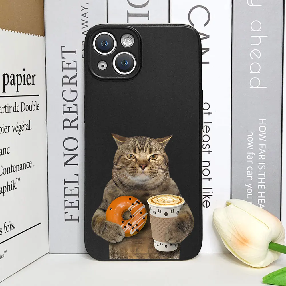 Funny Animal Beers Cat Phone Case for IPhone 16 15 14 13 12 11 Pro Max Mini X XS 7 8Plus SE2 Soft Silicone Cover Creative Fundas Funny Animal Beers Cat Phone Case for IPhone 16 15 14 13 12 11 Pro Max Mini X XS 7 8Plus SE2 Soft Silicone Cover Creative Fundas