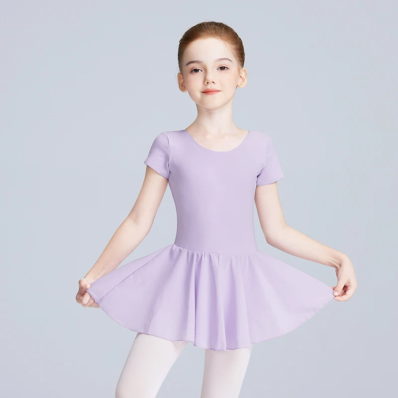 

Балетное трико для девочек; Детское шифоновое платье-пачка с короткими рукавами и круглым вырезом; Одежда для спортивной гимнастики костюмы