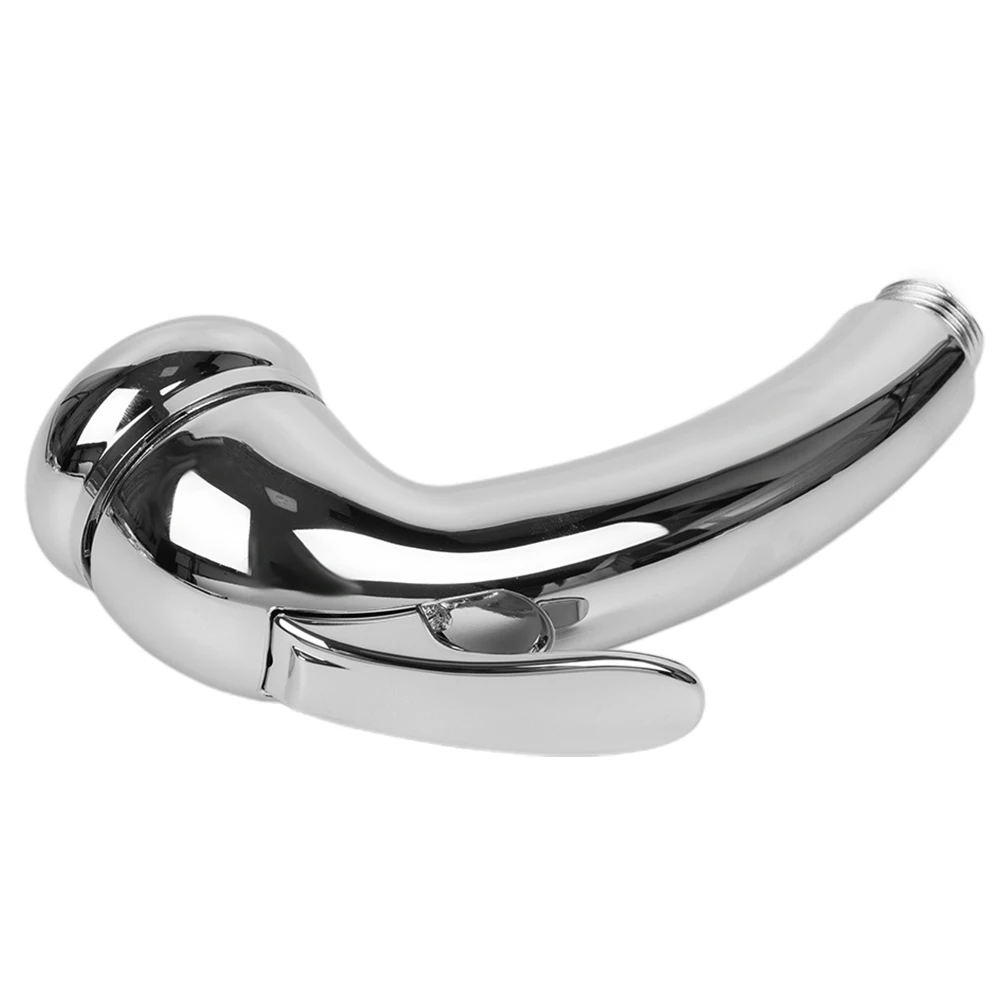 Chrome Trigger Shower Head for Caravan Motorhome, Hot Water Flow Control, ABS Material, Perfect for Campervans and Boats
Chrome Trigger Shower Head for Caravan Motorhome, Hot Water Flow Control, ABS Material, Perfect for Campervans and Boats