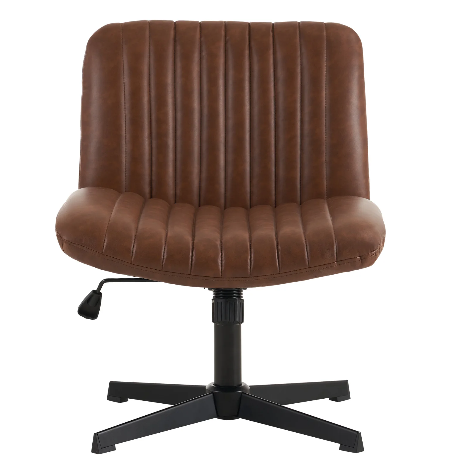 Armless Office Desk Chair No Wheels Light Luxury Computer Chair Adjustable Swivel Wide Faux Leather Cross Legged Vanity Chair
Armless Office Desk Chair No Wheels Light Luxury Computer Chair Adjustable Swivel Wide Faux Leather Cross Legged Vanity Chair