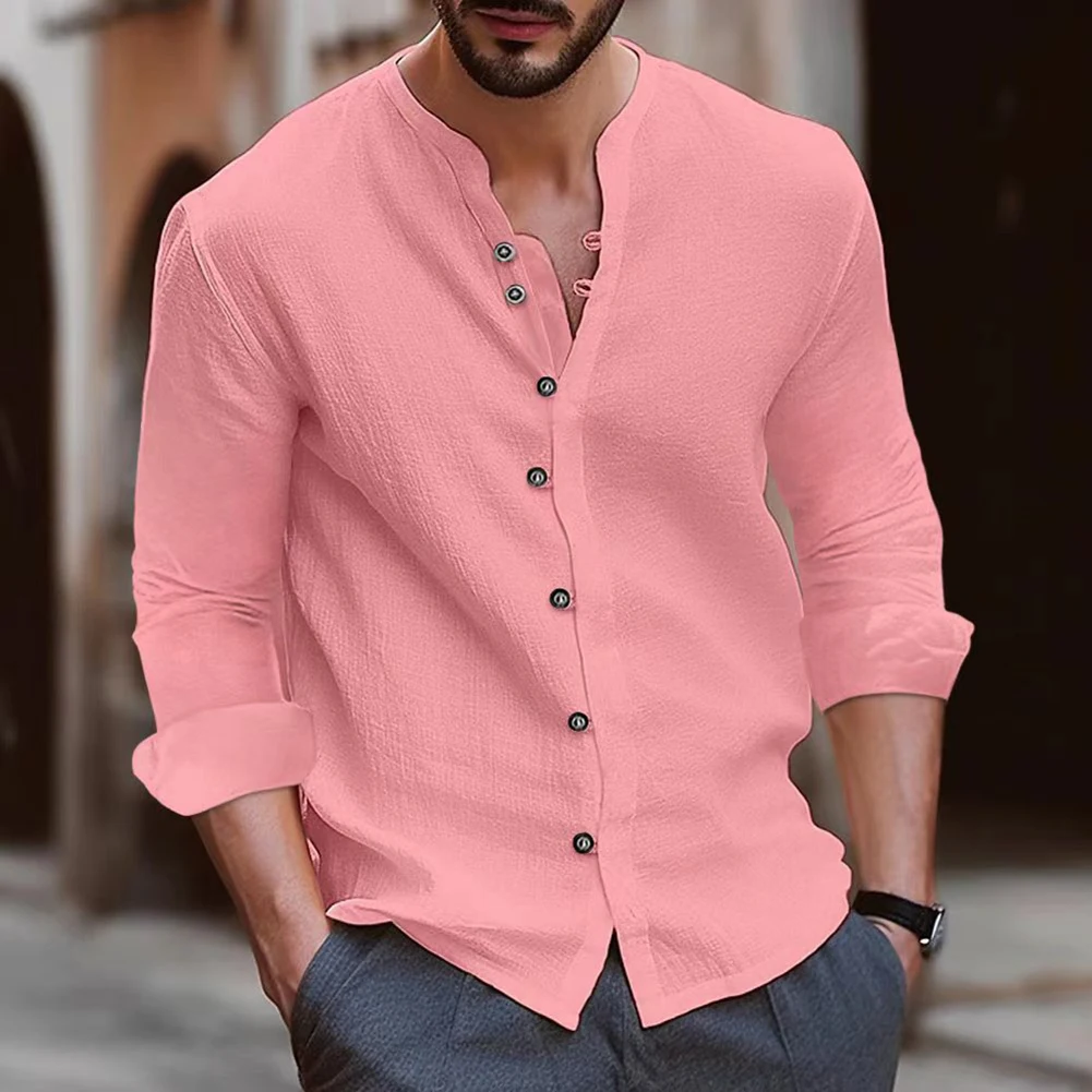 Casual Men's Baggy Cotton Linen Shirts And Blouses Long Sleeve Single Breasted Button Pocket Plus Size Tops Shirt Clothing
Casual Men's Baggy Cotton Linen Shirts And Blouses Long Sleeve Single Breasted Button Pocket Plus Size Tops Shirt Clothing