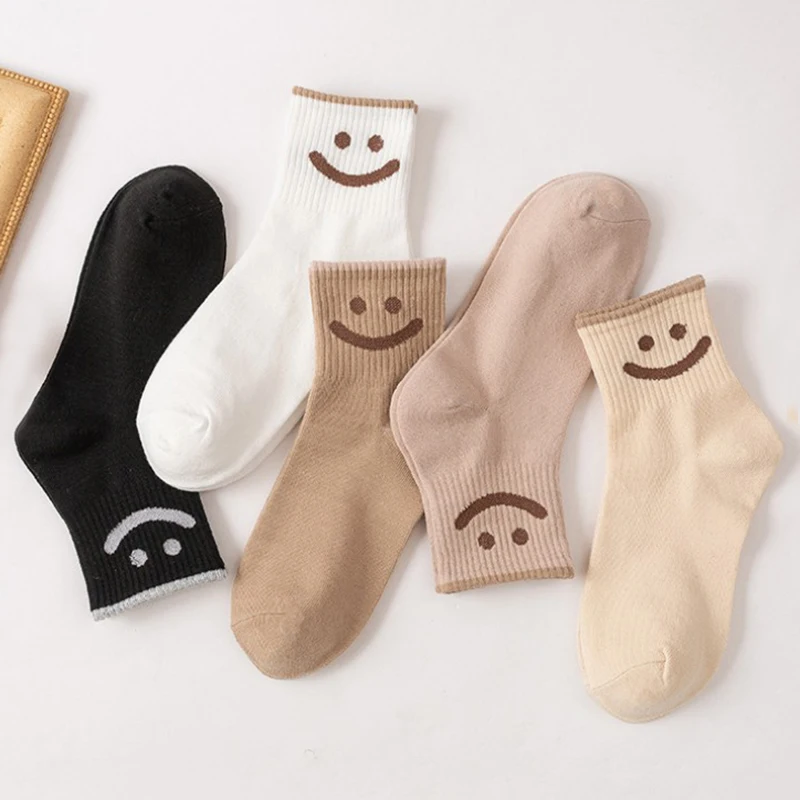 Women Japanese Cute Smiling College Style Spring Summer Breathable Middle Tube Socks Female Student Fashion Sweet Energetic Sock
Women Japanese Cute Smiling College Style Spring Summer Breathable Middle Tube Socks Female Student Fashion Sweet Energetic Sock
