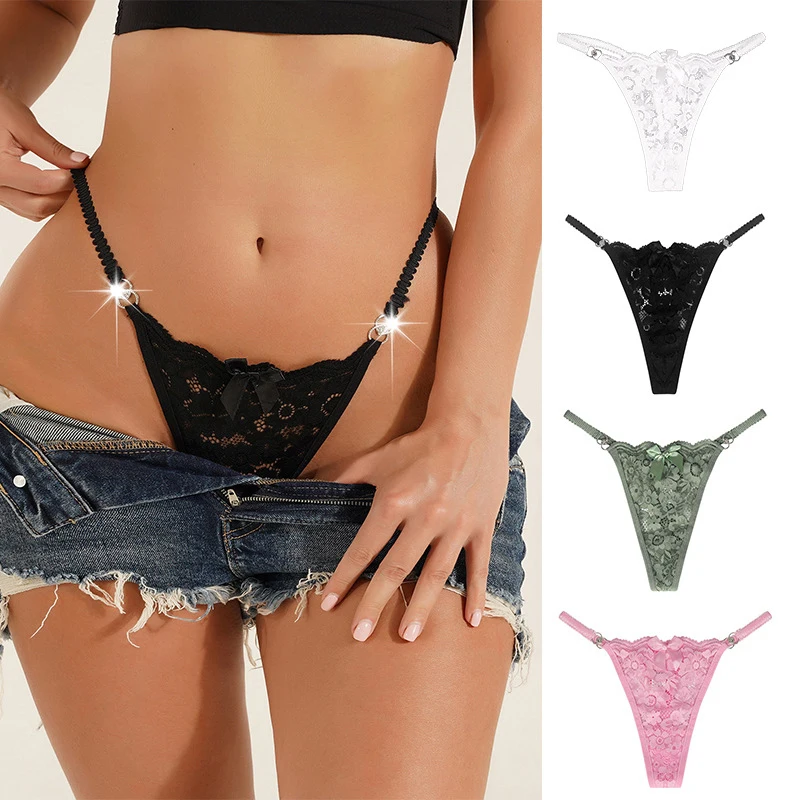 

Briefs Underwear Thongs G-string T-back Panties Women Sexy Lingerie Lace Invisible