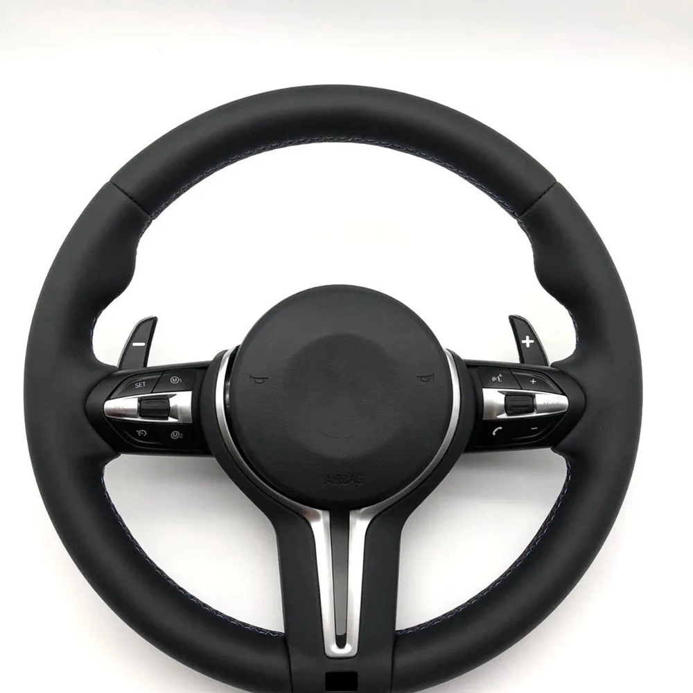 Custom Leather Auto Car Steering Wheel for BMW F01 F02 F03 F04 F06 F07 F10 F11 F12 F15 F16 F18 F20 F25 F26 F30 F32 E60 M3 M5 M6
Custom Leather Auto Car Steering Wheel for BMW F01 F02 F03 F04 F06 F07 F10 F11 F12 F15 F16 F18 F20 F25 F26 F30 F32 E60 M3 M5 M6