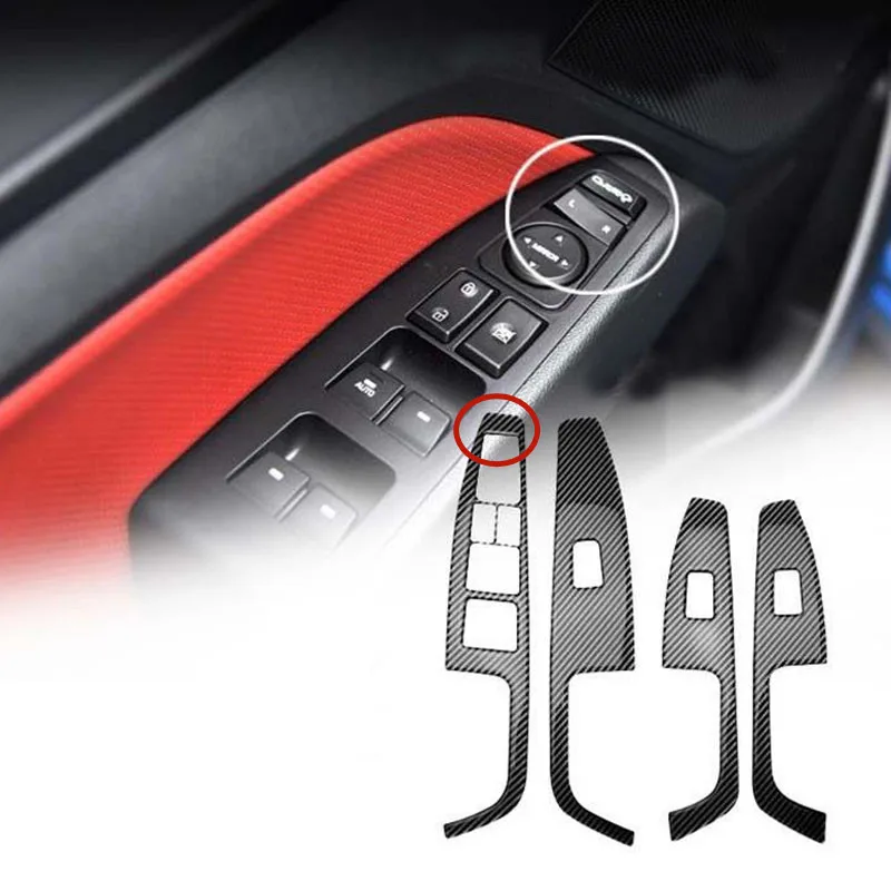 4pcs/Lot Epoxy Glue Carbon Fiber Grain Car Window Lift Panel Cover For 2017-2020 Hyundai Elantra MK6 AD
4pcs/Lot Epoxy Glue Carbon Fiber Grain Car Window Lift Panel Cover For 2017-2020 Hyundai Elantra MK6 AD