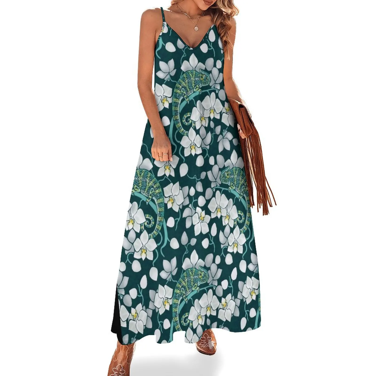 chameleons and orchids Sleeveless Dress Casual dresses elegant dresses plus sizes dress dresses Summer women's clothing
chameleons and orchids Sleeveless Dress Casual dresses elegant dresses plus sizes dress dresses Summer women's clothing