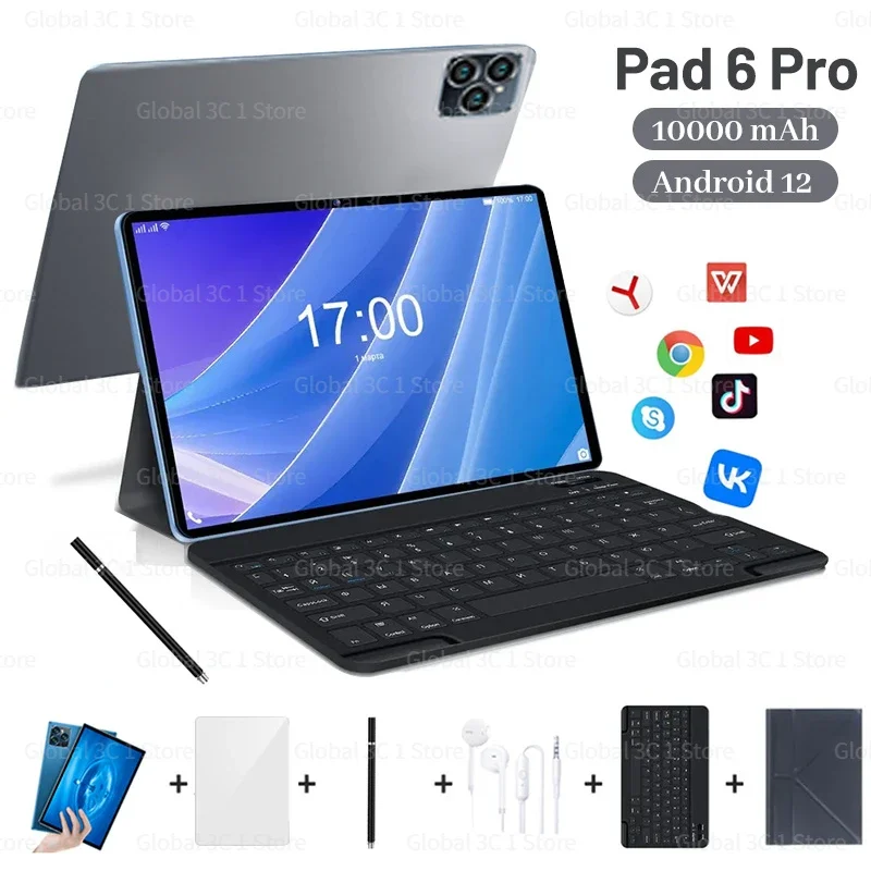 

Планшет Android Pad 6 Pro, 16 + 512 ГБ, Snapdragon 870, 2 SIM-карты или Wi-Fi