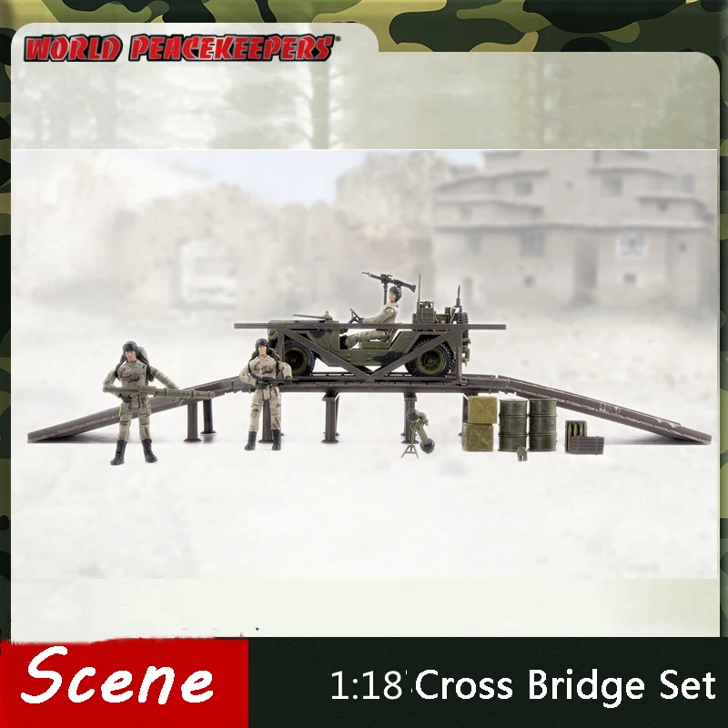1/18 Scale Soldier Cross Bridge Scene Set With Accessory For 3.75‘’ Action Figure Adult Collection Display DIY Boy Toy In Stock
1/18 Scale Soldier Cross Bridge Scene Set With Accessory For 3.75‘’ Action Figure Adult Collection Display DIY Boy Toy In Stock