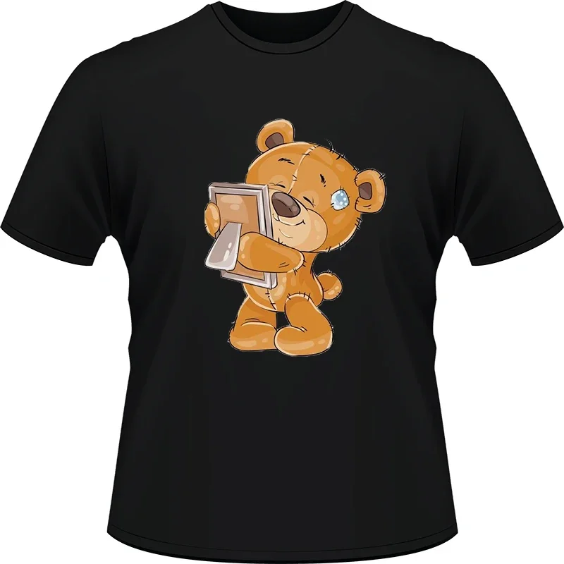 Little Bear Happily Looks At The Photo Cotton T-Shirts Unisex's Tee Top Y2k Clothes Hip-hop Short-sleev Ropa Mujer Xxx Camisa
Little Bear Happily Looks At The Photo Cotton T-Shirts Unisex's Tee Top Y2k Clothes Hip-hop Short-sleev Ropa Mujer Xxx Camisa