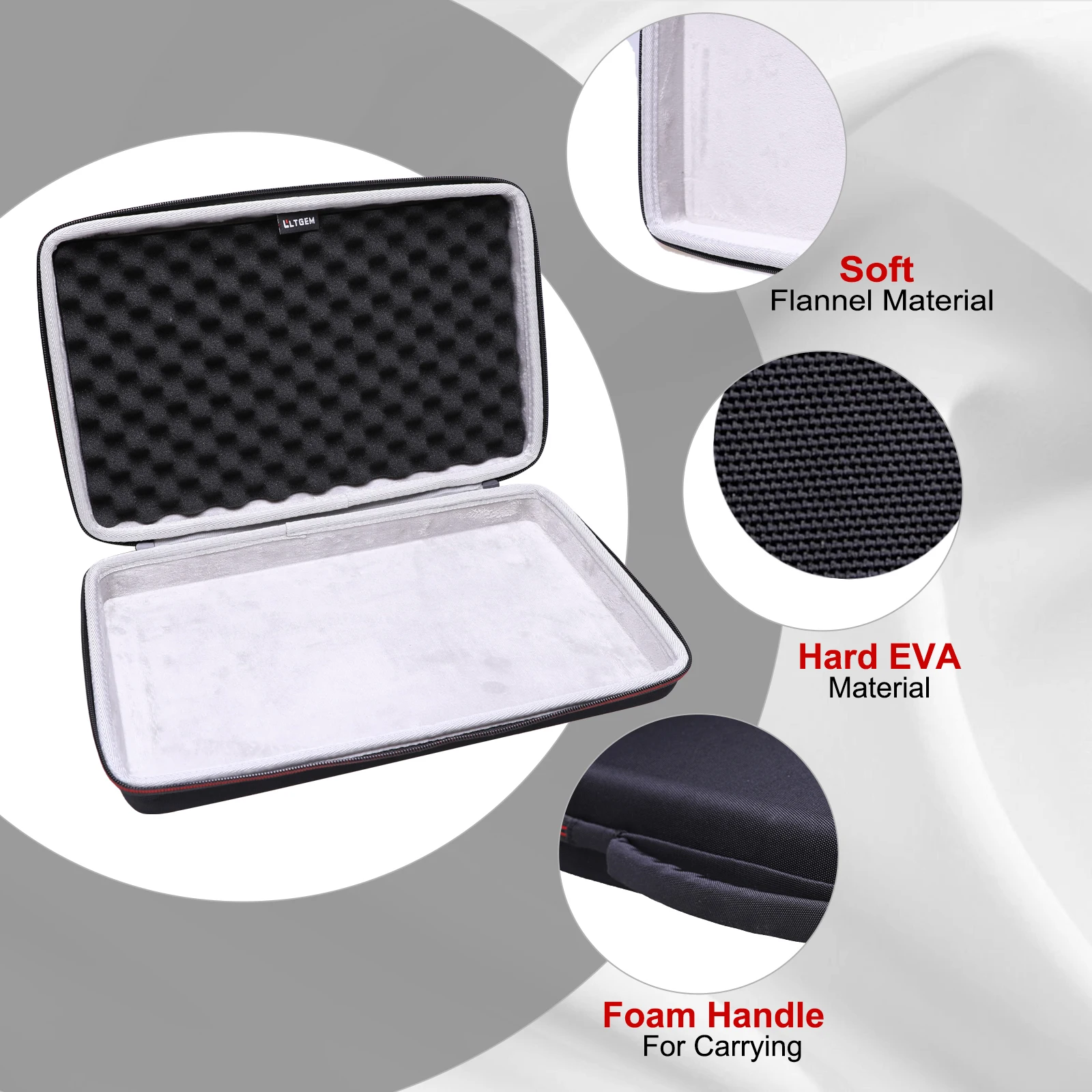 EVA Hard Case for Akai MPC MIDI Controller Beat Machine DJ Control Pulse 200 or Maschine Mikro Mk3 Drum Controller EVA Hard Case for Akai MPC MIDI Controller Beat Machine DJ Control Pulse 200 or Maschine Mikro Mk3 Drum Controller