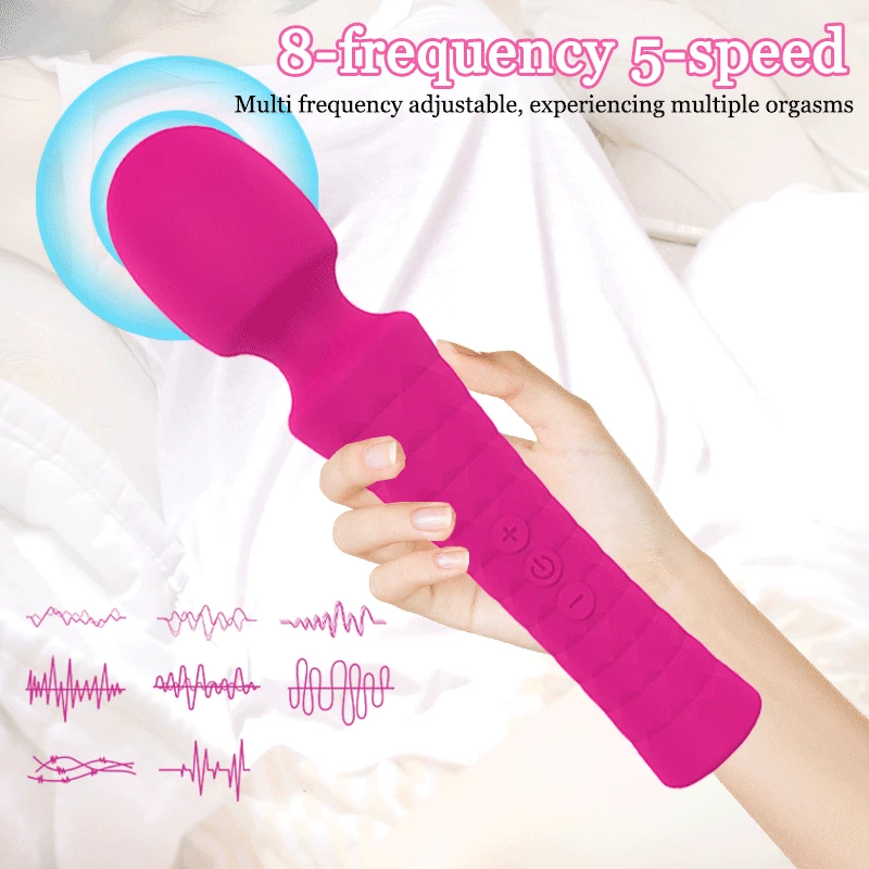 Vibromasseur de clitoris injuste pour femme, baguette magique AV, stimulateur de clitoris, anciers de massage du point G féminin, jouets sexuels pour adultes, produit 7,0 1