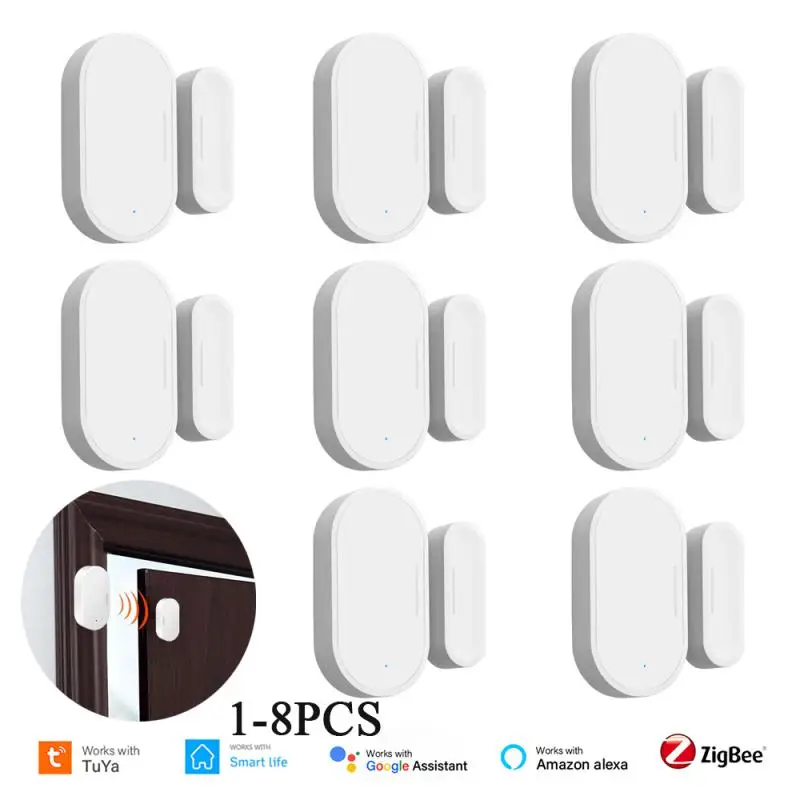 Tuya Zigbee Smart Door Window Sensor Door Open/Close Detector Security Protection Smart Life APP Control With Alexa Google Home
Tuya Zigbee Smart Door Window Sensor Door Open/Close Detector Security Protection Smart Life APP Control With Alexa Google Home