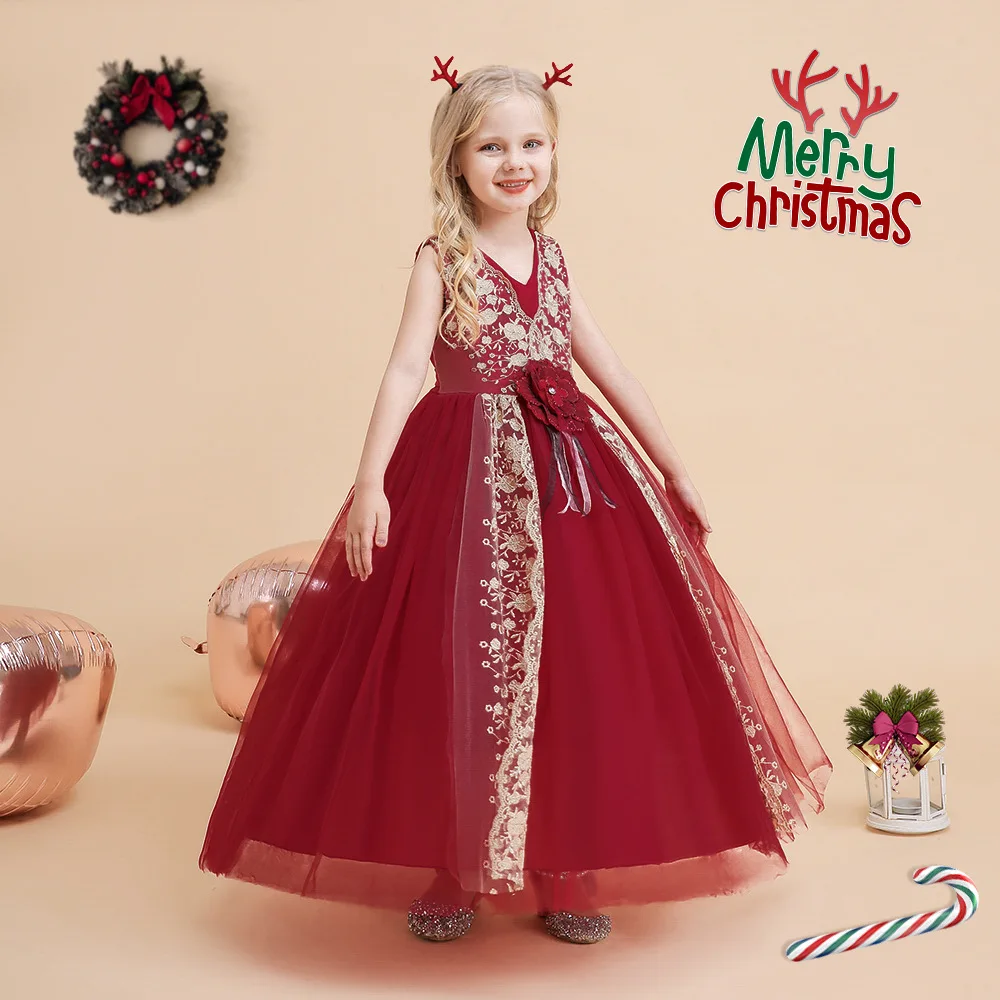 Children's Flower Ceremonial Wedding Dresses Evening Fashion Costume Kids Prom For Girls Elegant Clothes Princess Party Vestido
Children's Flower Ceremonial Wedding Dresses Evening Fashion Costume Kids Prom For Girls Elegant Clothes Princess Party Vestido